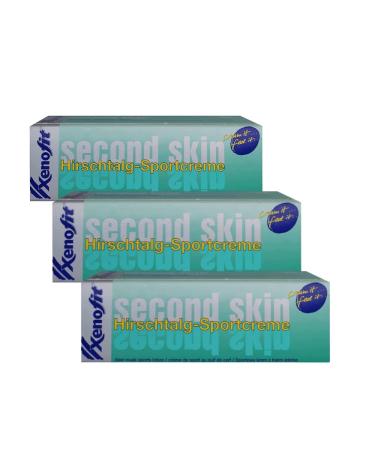 Xenofit DEER Tallow Cream Second Skin | Sports cream with deer tallow 3 tubes each 125 ml