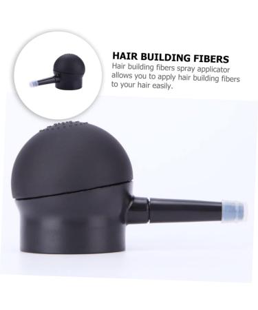 SKISUNO 1pc Silicone Nozzle Hair Fibers Pump Applicator Thickening Hair Spray Empty Spray Black - Buy Online on GoSupps.com