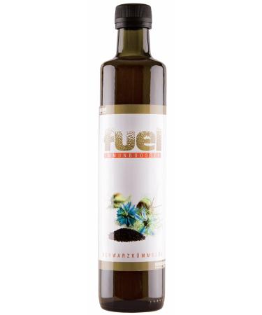 Fleischeslust Black Cumin Oil Glass Bottle (1 x 0.5 Liter)