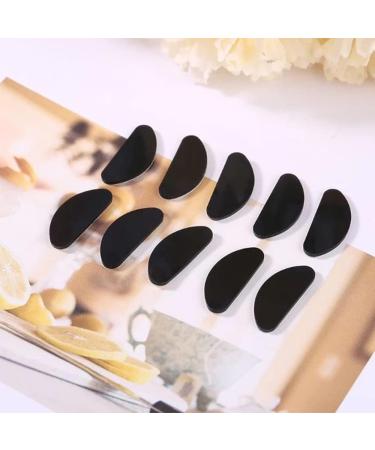 TopHomer 20 Pairs Adhesive Eyeglasses Nose Pads 2 Sizes Eyeglasses Nose Pads Replacements Nose Pad for Glasses Bridge DShape NonSlip Nose Pads for Glasses Sunglasses ClearBlack - Buy Online on GoSupps.com