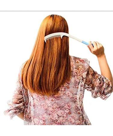Long Reach Handled Comb Hair Brush for Elderly Limited Dexterity Or Arthritis Arm Weakness Seniors Combing Hair Tool A - Buy Online on GoSupps.com