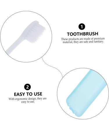 Minkissy Travel Toothbrush - 12th Trip Portable Toothbrush for Adults | Compact & Durable Household Tooth Care - Buy Online on GoSupps.com