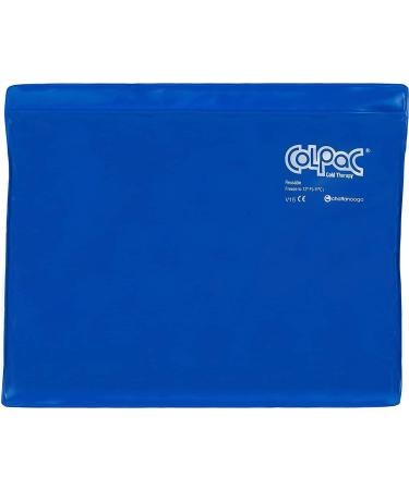 Chattanooga ColPac Reusable Gel Ice Pack Cold Therapy - Blue Vinyl - 11 x 14 - Standard Size - 2 Pack - Buy Online on GoSupps.com
