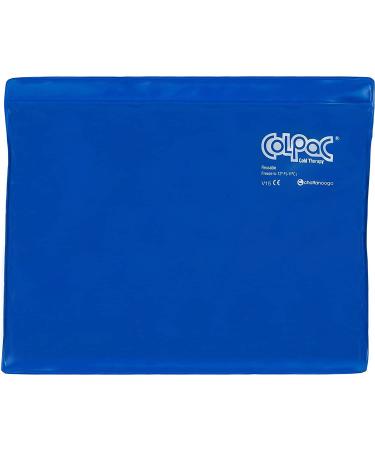 Chattanooga ColPac Reusable Gel Ice Pack Cold Therapy - Blue Vinyl - Standard - 11 in x 14 in - (2 Pack)
