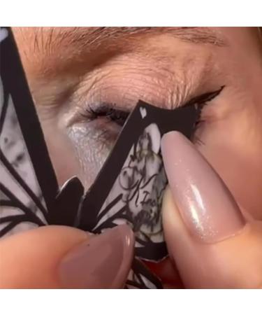 Butterfly Eyeliner Stencil Butterfly Stencil For Eyeliner Butterfly Eyeliner Stamp Eyeliner Stamp Tool Winged Eyeliner Stamp Eyeliner Stencils For Eyes Wing Reusable Flexible Eyeliner Stencil Stamp (3) - Buy Online on GoSupps.com