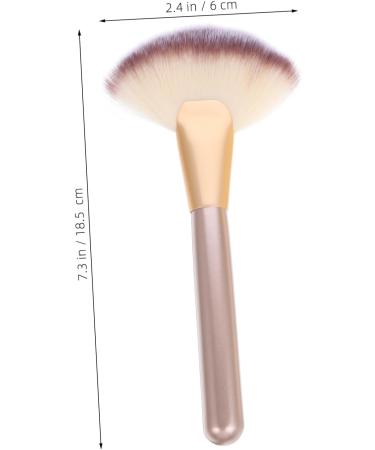 minkissy 3 Sets Makeup Brush Fan Makeup Brush Major Concealer Brush Wooden Handle - Buy Online on GoSupps.com
