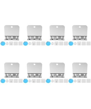 FRCOLOR 8 sets fog -free razor - portable razor with a simple unbreakable swivel for the household fitting -free absorption sorted shave holder wall bracket for