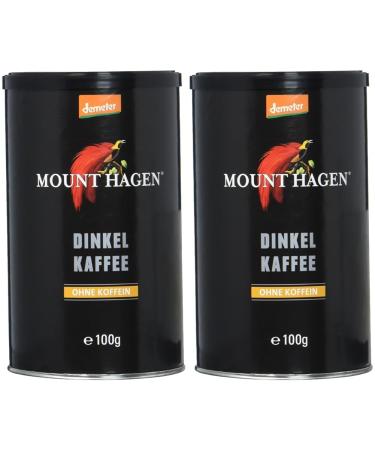 Mount Hagen Demeter Spelt Coffee 100g (Pack of 2) 1 100 g (Pack of 2)
