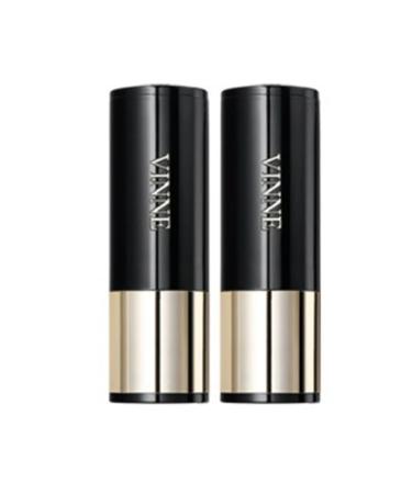 Vinne 2-Color Hair Cushion Stick | Waterproof Gray Hair Cover & Long-Lasting Root Filler | Nutrient-Rich Hair Care in Natural Black & Dark Brown - Buy Online on GoSupps.com