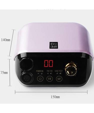 25 000RPM Light Electric Acrylic Nail File Kits for Remove Nail Gel Polish Nail Drills for Acrylic Nails Design Nail Buffer Manicure P - Buy Online on GoSupps.com