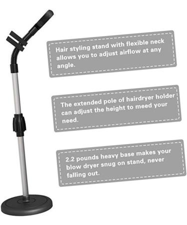 360 Hair Dryer Stand - Rotating Holder & Storage Rack for Easy Hair Styling | Barber Supplies - Buy Online on GoSupps.com
