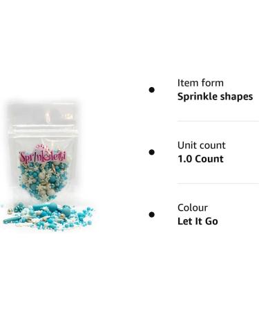 Sprinkletti - Let It Go - Mini Pouch - 30g. his Juliet Sear inspired mix of shapes & sprinkles is ideal for all of your Christmas bakes. Just enough for a single bake (Let It Go) - Buy Online on GoSupps.com