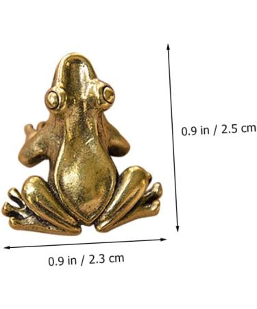 Alipis 1pc Figures Vivid Desktop Delicate Adornment Keychain Frog-designed Tabletop Vintage Pet Tea - Buy Online on GoSupps.com