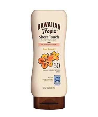 Hawaiian Tropic Sheer Touch Lotion SPF 50 Sunscreen-8 oz