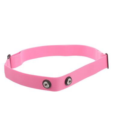 Dikaca Heart frequency breast belt Cardiac monitor breast strap replacement strap for heart frequency knife replacement belt for heart frequency knife pulse knife belt sports belt heart frequency measuring device wireless nylon 33.00x0.10cm pink