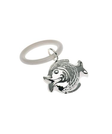 Babyassel fish on the bass ring silvered
