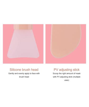 Double Head Silicone Mask Brush - Portable Skin-Friendly & Washable for DIY Face & Body Masks - Buy Online on GoSupps.com