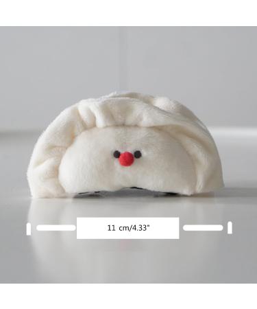 Limtula Adorkable Dumpling Furry Hair Claw Clips White Hair Jaw Clip Furry Hair Catch Barrettes Ponytail Holder Hair Props - Buy Online on GoSupps.com