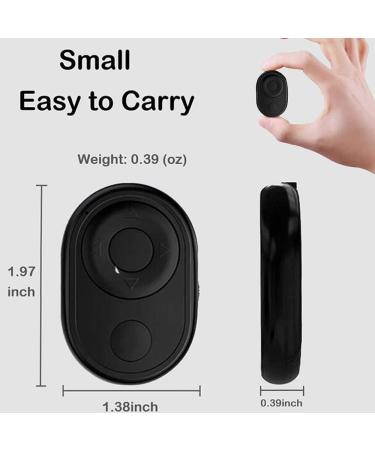 Bluetooth Remote & Page Turner Control for Cellphones/Tablets - Scroll Tiktok Videos, Play/Pause Functions - Andriod 8.0+ and iOS 6.0+ Compatible - Buy Online on GoSupps.com