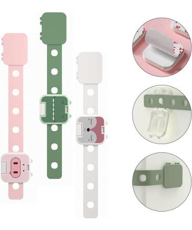 Adjustable Child Safety Locks - 6 Pcs Cupboard Locks for Cabinets, Drawers, Appliances - Easy Installation, No Tools Needed - Buy Online on GoSupps.com