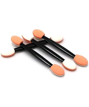 100 PCS Disposable Eyeshadow Brush Dual Sided Oval Sponge Tipped Makeup Applicator Tool - Buy Online on GoSupps.com
