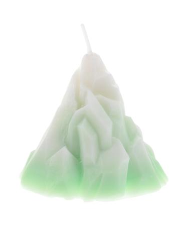 FRCOLOR Scented Candle Mini Candle Mountain Shape Candles Candle Ornament Desktop Ornament Decorative Aromatic Candle Desktop Candles Small Mountain Candles Home Decorative Candles Green 8X7X7cm