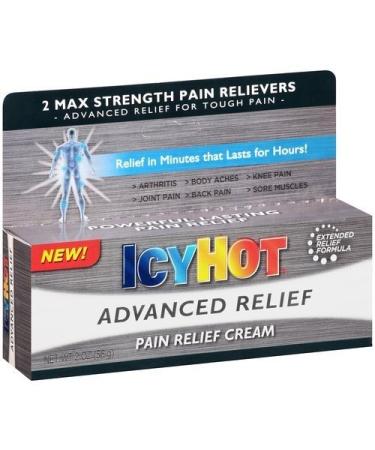 Icy Hot Advanced Relief Pain Relief Cream - Buy Online on GoSupps.com