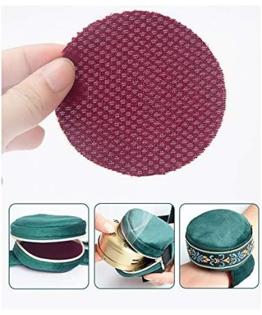 LAXED Green Velvet Bag for Smokeless Moxibustion | Chinese Acupuncture Meridian Heating Therapy for Women - Buy Online on GoSupps.com