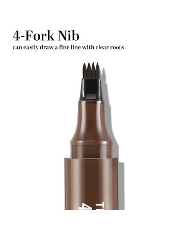 Boobeen Liquid Eyebrow Pen - Waterproof Microblading Brow Pencil with Precision Tip Applicator | Long-lasting Eye Makeup | International Shipping - Buy Online on GoSupps.com