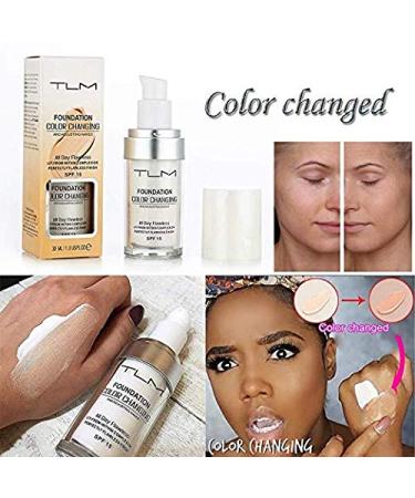 Flawless Colour Changing Warm Skin Tone Foundation Makeup by TLM - Moisturizing Liquid Cover Concealer for Women and Girls - Buy Online on GoSupps.com
