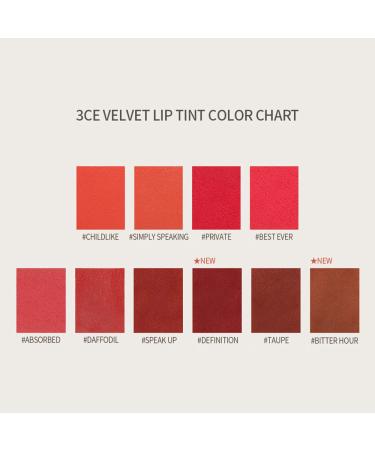 3CE Velvet Lip Tint in Taupe - Long-lasting and Intensely Pigmented - Buy Online on GoSupps.com