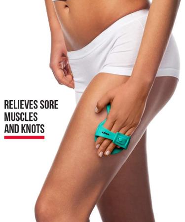 TKO Hand Held Massager Tools | Roller Ball & Hand Roller Massager Set | Massage Gloves | Muscle Massaging Tool | Essential Oils Application | Pain Relief Massager (Light Grey) - Buy Online on GoSupps.com