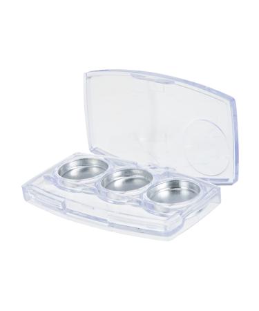 Didiseaon 6pcs Boxes Eye Shadow Box Eyeshadow Paint Pallet Blush Cosmetics Dispenser Sample Concealer Travel
