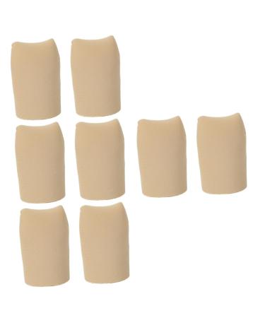 8 Pcs Toe Scuffs Toe Protectors Split Toe Covers Toe Covers Toe Sleeve Breathable Toe Caps Covers for Toe Anti-wear Covers Soft Toe Sleeves Silicone Toe Cap 2.7x4cmx4pcs As Shownx4pcs