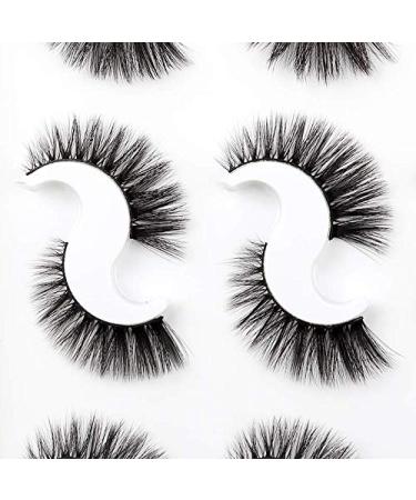 Buy Wrong Eyelashes: 9 Pairs Long Thick 3D Handmade Black Lashes - Reusable Invisible Band for Cosplay (Y308) - International Shipping Available - Buy Online on GoSupps.com