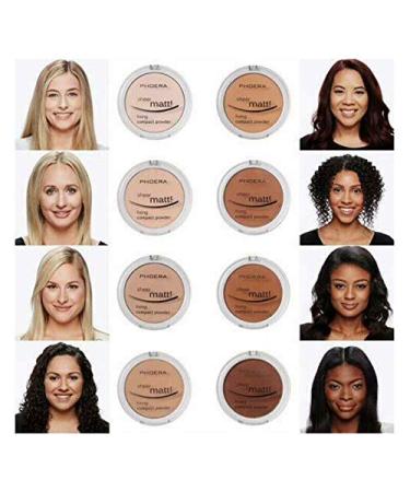 AQUAPURITY PHOERA Sheer Matte Compact Powder - Long-Lasting Makeup Fixer (203 NUDE) - Buy Online on GoSupps.com