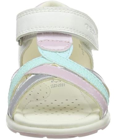Geox Baby Girls' B Verred B First Walking Shoes - Size 7 UK, White Pink - Buy Online on GoSupps.com