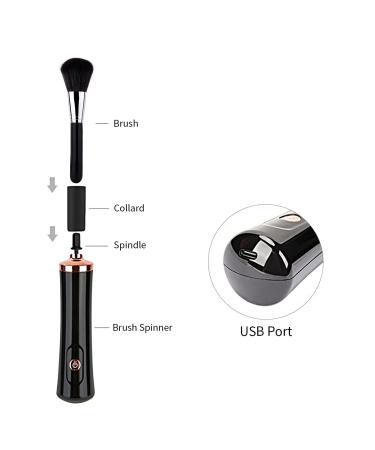 Premium Electric Makeup Brush Cleaner & Dryer with Rotating Brush Head - USB Powered - Buy Online on GoSupps.com