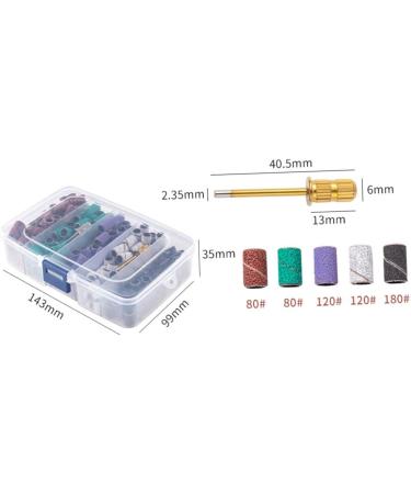 minkissy 3 Sets Nail Polish Set Manicure Polisher Buffer Nail Kits Nail Grinding Sanding Bands Manicure Band Nails Kit Nail Art Tool Sanding Bits for Nail Drill Frosted Mandrel Alloy - Buy Online on GoSupps.com