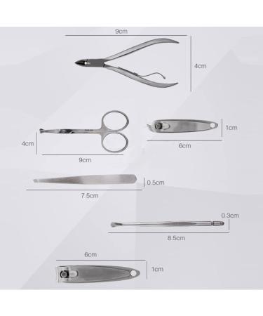 Nail Clippers Cuticle Nippers High Hardness Grooming Kit Stainless Steel for Beauty Salon for Home for Nail Salon - Buy Online on GoSupps.com