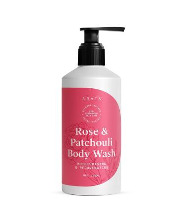 Moisturising Body Wash For Dry Flaky & Normal Skin | With Rose & Patchouli | Long lasting fragrance | Intense Hydration Freshness and Deep Cleansing | For Men & Women | 300ML
