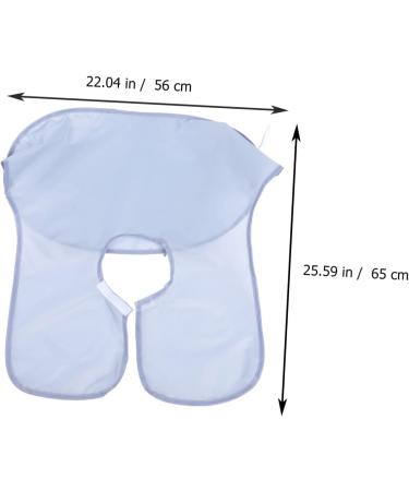 Minkissy 2 Pcs Shaving Towel Aprons for Women - Haircut Barber Supplies & Grooming Smock Kit (Gray 65x56cm 8pcs) - Buy Online on GoSupps.com