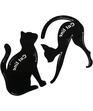 FOMIYES 2pcs Eyeshadow Template Matte Pvc Professional Smoky Guide Multifunction Plate Shadow - Buy Online on GoSupps.com