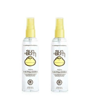 Sun Bum Anti Frizz Oil Mist Spray | Anti Frizz Hair Spray | Humidity Control | Moisturizing Paraben Free | 3 Ounce Spray Bottle | 2 Count