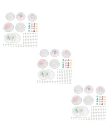 MAGICLULU 18 Boxes Nail Art Accessories Diy Fashion Jewelry Half Pearls for Crafts Nail Art Supplies Nail Art Balls Flower Nail Charms Decor Artificial Plastic Flower Ballet Shoes