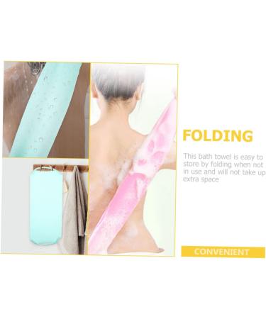 FOMIYES 3pcs Bath Towel Set - Korean Washcloth & Body Scrubber for Exfoliating | Nylon Shower Towel for Back Scrubbing - Buy Online on GoSupps.com