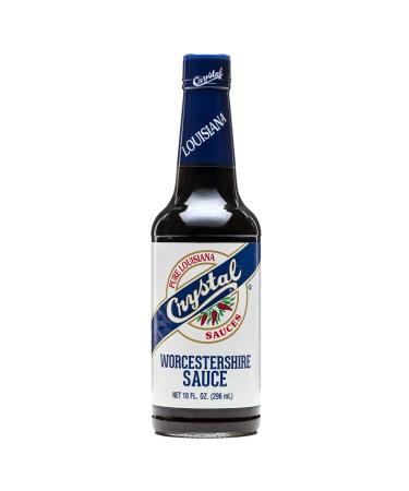 Crystal Louisiana's Worcestershire Sauce, 10 Ounce, Tangy Seasoning for Snack Mix, Marinades, A Little Kick, A Lotta Flavor
