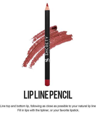 Baorder 12 Colors Matte Lip Liner Set | Waterproof & Long-Lasting Nude Lip Pencils for Defining Lips - Buy Online on GoSupps.com