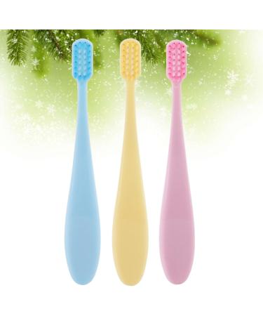 Minkissy 18-Part Hand Cleaning Brush Set | Children's Toothbrushes & Tooth Cleaning Tools | Pearl-Gloss Macaron Design - Buy Online on GoSupps.com
