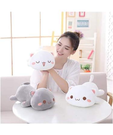 NatureMan Cute Kitten Plush Toy Stuffed Animal Pet Kitty Soft Anime Cat Plush Pillow children'sPlush cat doll Pillow toys (grey) - Buy Online on GoSupps.com